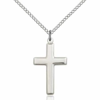 Christian Sterling Silver Cross Pendant