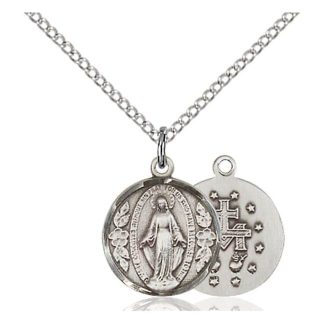 9ct Gold Miraculous Mary Medals Medal Various Sizes Immaculate Conception 