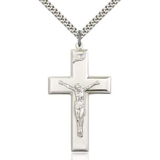 Catholic Crucifix Pendant 2189SS