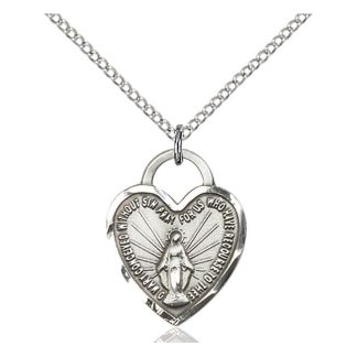 Miraculous Heart Medal Pendant