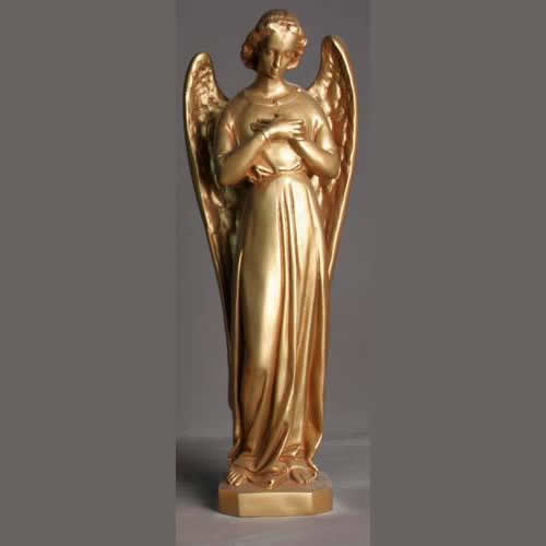 Catholic Antique Gold Statues