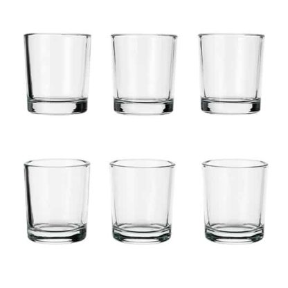 Clear Glass Votive Cups