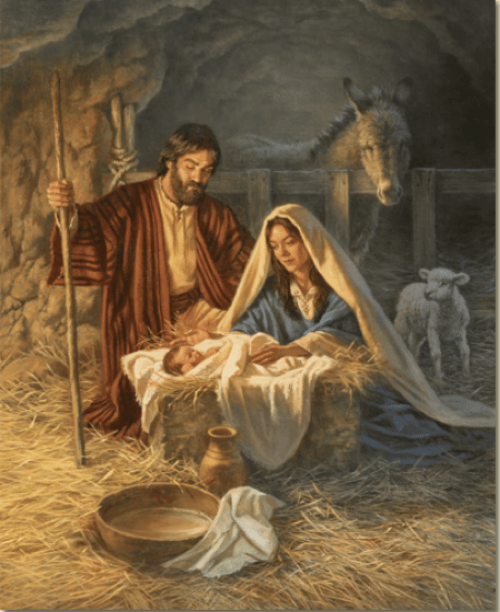 Mary Joseph and Baby Jesus