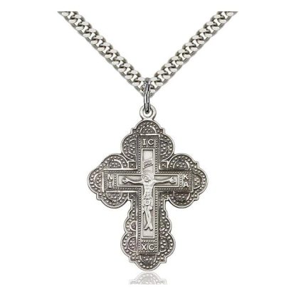 Saint Irene Cross Pendant Wearable Crucifix