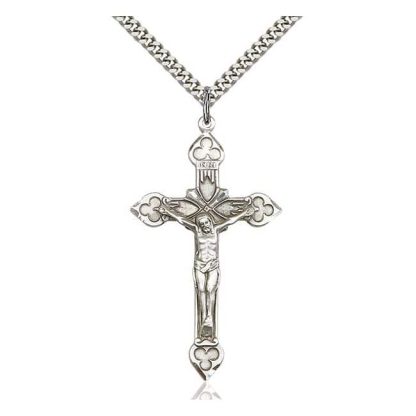 Engraved Crucifix Pendant