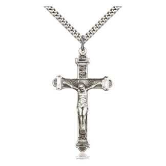 Bliss Manufacturing Hand-Engraved Crucifix Pendant