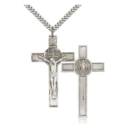 Saint Benedict Cross Necklace