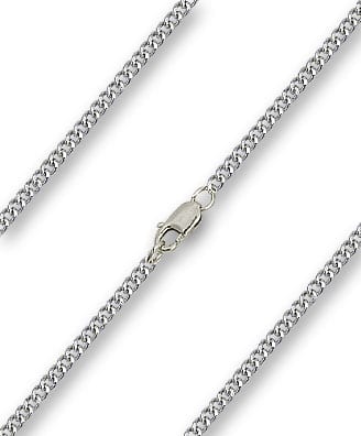Silver Men's Necklaces Heavy Curb Chain
