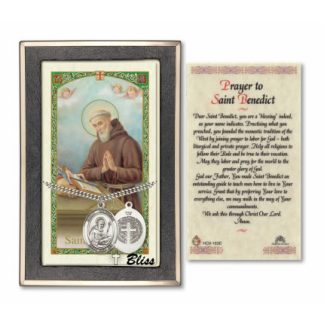Saint Benedict Prayer Card