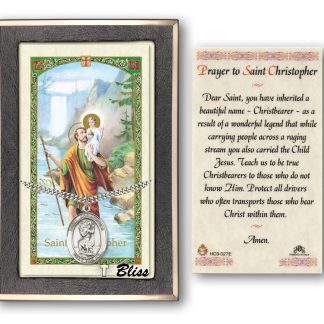 Saint Christopher Prayer Card