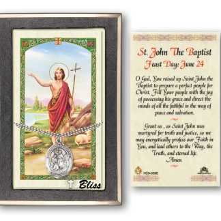 Saint John the Baptist Holy Card