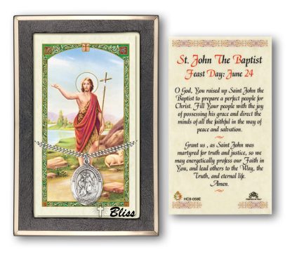 Saint John the Baptist Holy Card