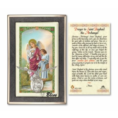 St Raphael the Archangel Prayer Card 7092 PC7092 7092SSPC70