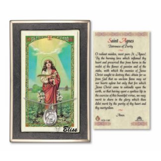 Saint Agnes of Rome Prayer Card