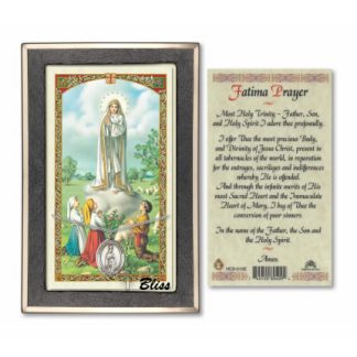 Our Lady of Fatima Prayer Card