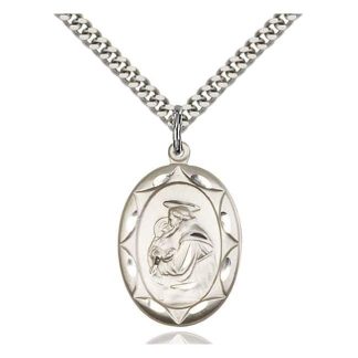 St Anthony Medal Sterling Silver