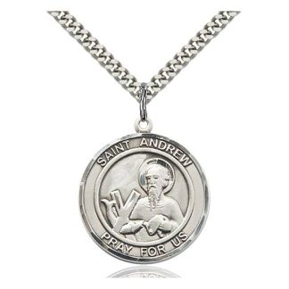 Saint Andrew Sterling Silver Medals