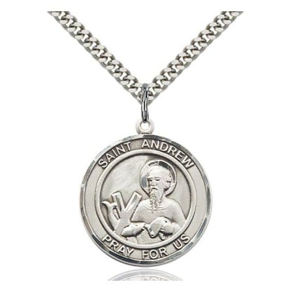Saint Andrew Sterling Silver Medals