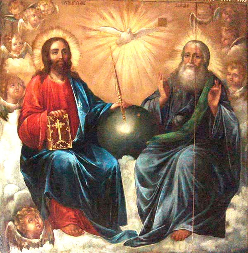 Holy Trinity Painting from the Church of the Holy Sepulcher