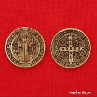 St Benedict token coin medal