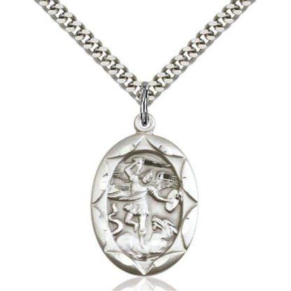 Sterling Silver St Michael Medal