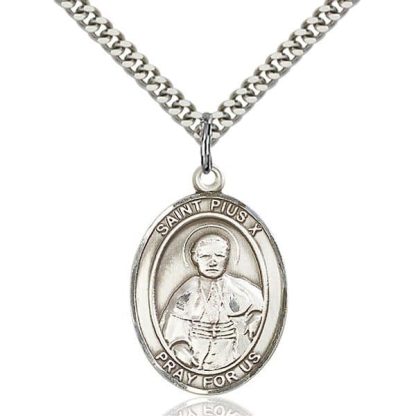 Saint Pius X Medal Pendant