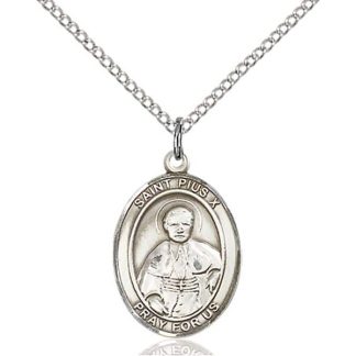 Saint Pius X medal pendant