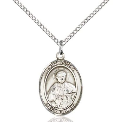 Saint Pius X medal pendant