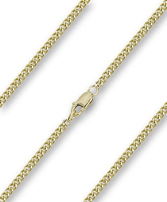 2.5mm 14K Gold-Filled Curb Chain