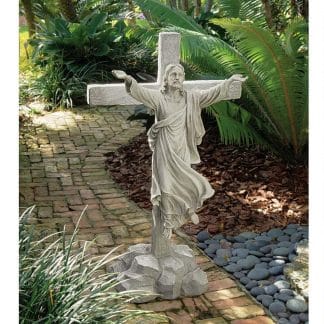 Garden Statue of Jesus' Ascension