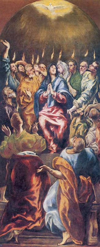 The Descent of the Holy Ghost on the Apostles. Pentecost