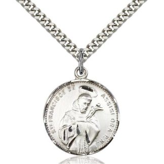 St Francis of Assisi Medal Pendant