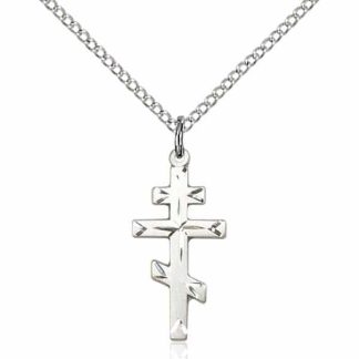 Русский Православный Крест Russian Orthodox Cross Necklace