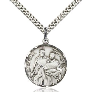 St Raphael Medal Pendant