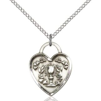 Holy Communion Heart Pendant