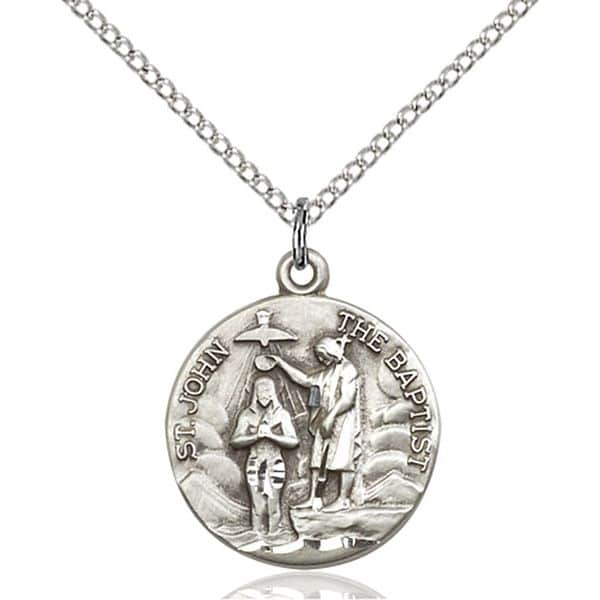 St John the Baptist Medal Pendant 3 4
