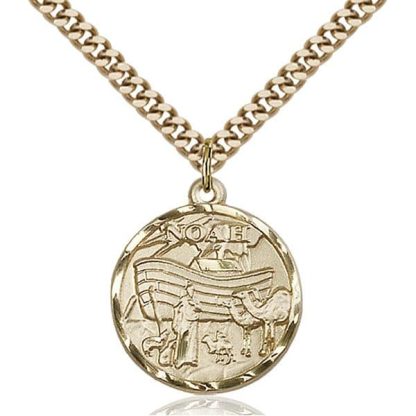 Noah Gold Medal Pendant