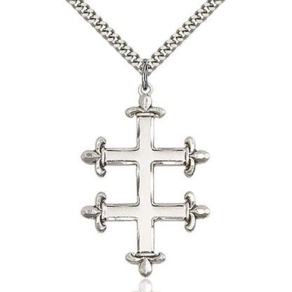 Cross of Lorraine Necklace Pendant ☨ Croix de Lorraine