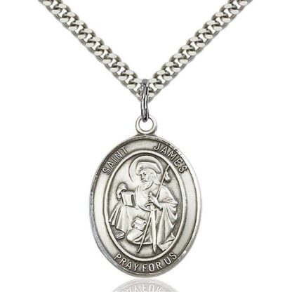 St James the Greater Sterling Silver Medal