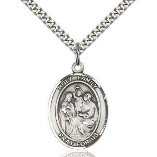 Holy Family Medal Pendant