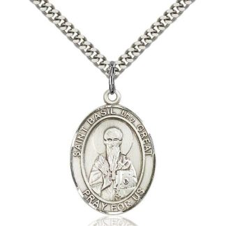 Saint Basil the Great Medal Pendant
