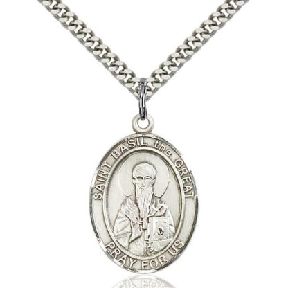 Saint Basil the Great Medal Pendant