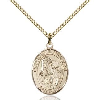 St Gabriel Gold Medal Pendant