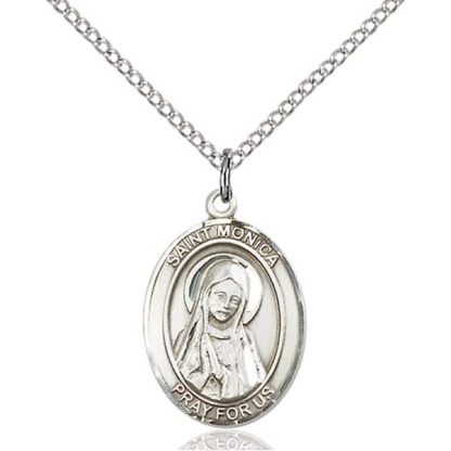 St Monica Medal Necklace