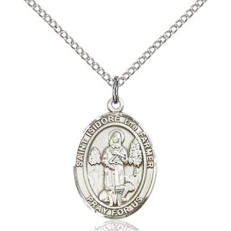 St Isidore the Farmer Medal Pendant