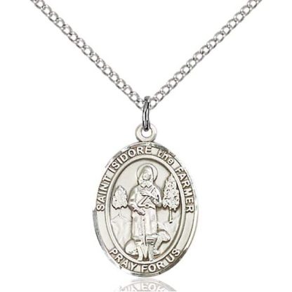 St Isidore the Farmer Medal Pendant
