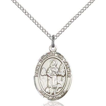 St Isidore the Farmer Medal Pendant
