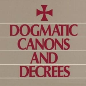 Vatican I Council Dogmatic Canons Decrees