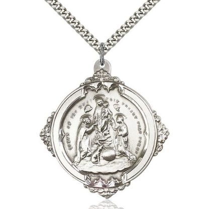 Queen of the Most Holy Rosary Pendant Medal
