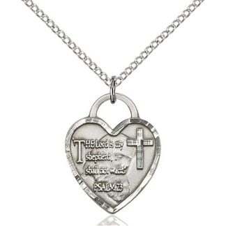 Lord is my Shepherd Heart Pendant